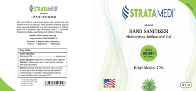 Stratamedi16 Oz 472ml (Stratamedi Alcohol Gel 16 Oz 472 mL)